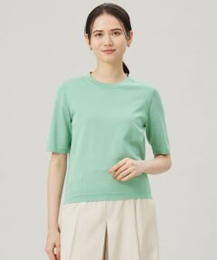 【アンサンブル対応・洗える】アセテートコットンプルオーバー ニット