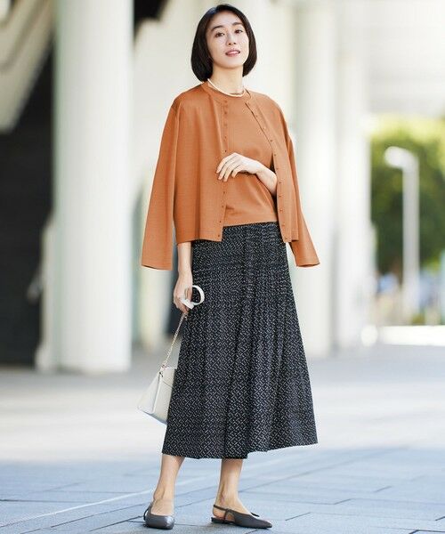 L size ONWARD(大きいサイズ) / エルサイズオンワード ニット・セーター | 【アンサンブル対応・洗える】アセテートコットンプルオーバー ニット | 詳細10