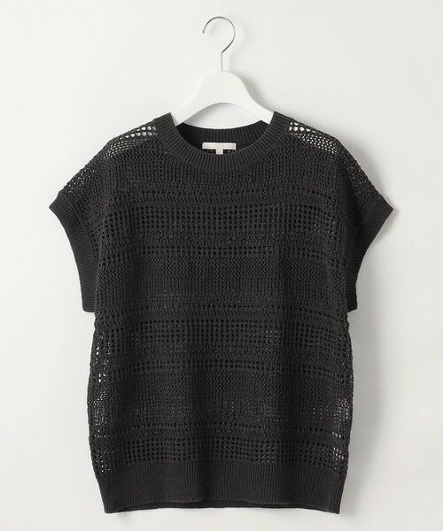 L size ONWARD(大きいサイズ) / エルサイズオンワード ニット・セーター | 【洗える】レーシーリネンコットン ニット | 詳細14