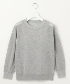 L size ONWARD(大きいサイズ) / エルサイズオンワード ニット・セーター | 【ワコールコラボ】【洗える】シアーボーダー ニット