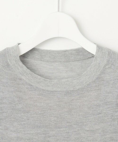 L size ONWARD(大きいサイズ) / エルサイズオンワード ニット・セーター | 【ワコールコラボ】【洗える】シアーボーダー ニット | 詳細1