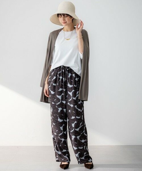 L size ONWARD(大きいサイズ) / エルサイズオンワード ニット・セーター | 【洗える】レーヨンポリエステルストレッチ ドルマン ニット | 詳細3