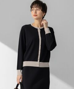 L size ONWARD(大きいサイズ) / エルサイズオンワード カーディガン・ボレロ | 【洗える】レーヨンポリエステルストレッチ カーディガン