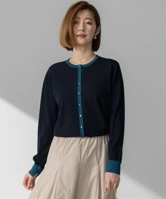 L size ONWARD(大きいサイズ) / エルサイズオンワード カーディガン・ボレロ | 【洗える】レーヨンポリエステルストレッチ カーディガン