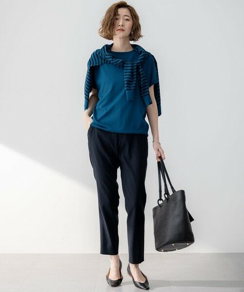 L size ONWARD(大きいサイズ) / エルサイズオンワード カーディガン・ボレロ | 【洗える】レーヨンポリエステルストレッチ カーディガン | 詳細17