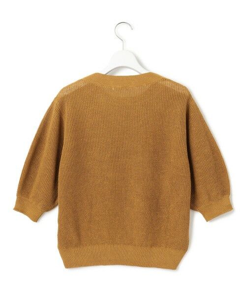 L size ONWARD(大きいサイズ) / エルサイズオンワード ニット・セーター | 【洗える】ピュアリネン パフスリーブ ニット | 詳細11