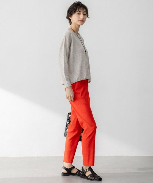 L size ONWARD(大きいサイズ) / エルサイズオンワード ニット・セーター | 【洗える】ピュアリネン ワイド ニット | 詳細5