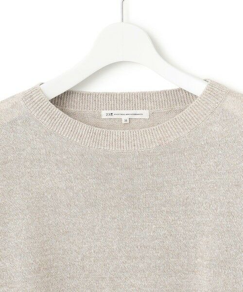 L size ONWARD(大きいサイズ) / エルサイズオンワード ニット・セーター | 【洗える】ピュアリネン ワイド ニット | 詳細8