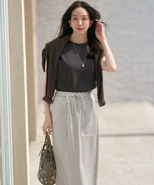 L size ONWARD(大きいサイズ) / エルサイズオンワード ニット・セーター | 【洗える】ピュアリネン ワイド ニット | 詳細12