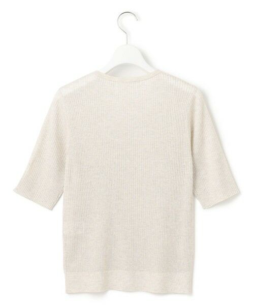 L size ONWARD(大きいサイズ) / エルサイズオンワード ニット・セーター | 【洗える】シャイニーシアー リブ ニット | 詳細6