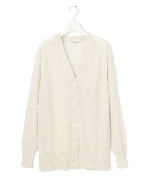 L size ONWARD(大きいサイズ) / エルサイズオンワード カーディガン・ボレロ | 【CanCam10月号掲載/CLASSY.10月号掲載】シャイニーシアー カーディガン | 詳細3