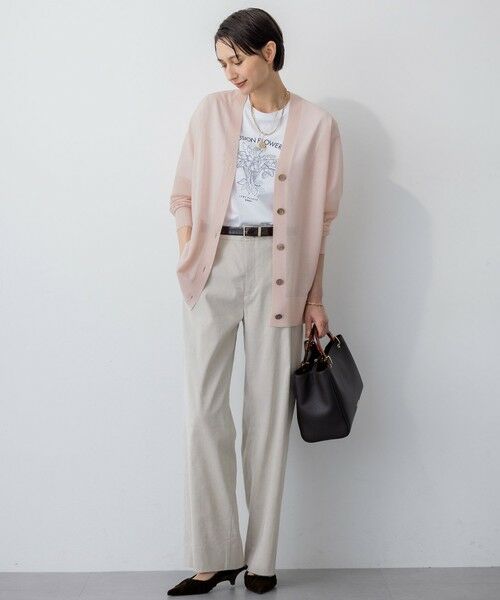 L size ONWARD(大きいサイズ) / エルサイズオンワード カーディガン・ボレロ | 【CanCam10月号掲載/CLASSY.10月号掲載】シャイニーシアー カーディガン | 詳細22