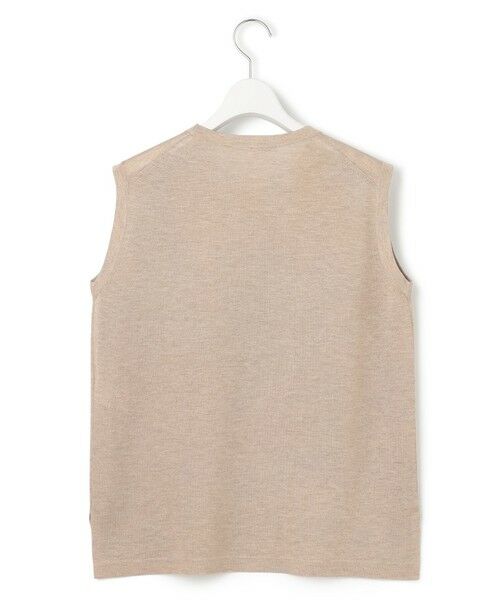 L size ONWARD(大きいサイズ) / エルサイズオンワード ニット・セーター | 【CanCam10月号掲載/新色追加】シャイニーシアー ノースリーブ ニット | 詳細13