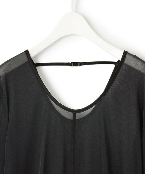 L size ONWARD(大きいサイズ) / エルサイズオンワード ロング・マキシ丈ワンピース | 【WEB＆一部店舗限定】SheerSerika ワンピース | 詳細4