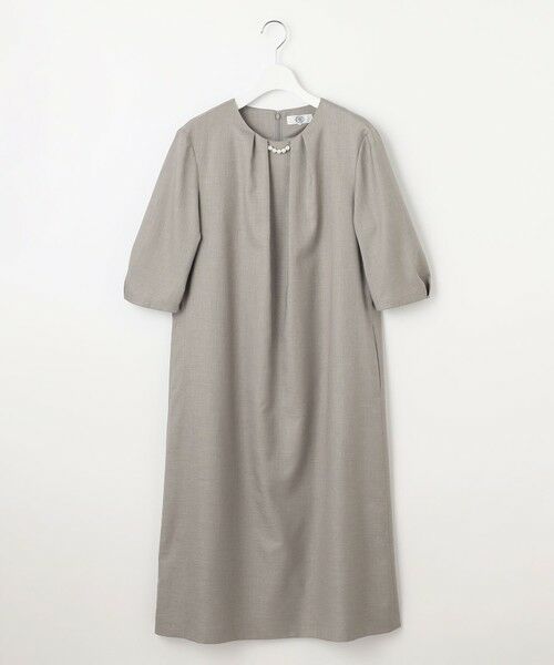 L size ONWARD(大きいサイズ) / エルサイズオンワード ロング・マキシ丈ワンピース | 【洗える・UV加工・吸水速乾】OXIJEWELストレッチ ワンピース | 詳細18