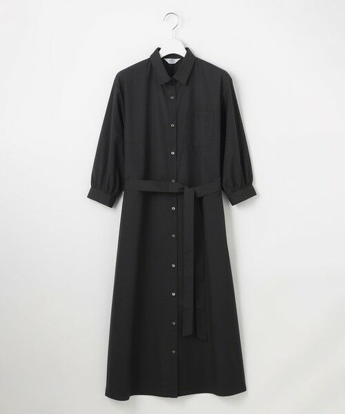 L size ONWARD(大きいサイズ) / エルサイズオンワード ミニ丈・ひざ丈ワンピース | 【洗える・接触冷感・UVケア】エステネージュ シャツ ワンピース | 詳細3