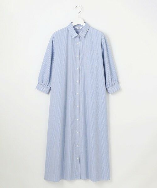 L size ONWARD(大きいサイズ) / エルサイズオンワード ミニ丈・ひざ丈ワンピース | 【洗える・接触冷感・UVケア】エステネージュ シャツ ワンピース | 詳細13