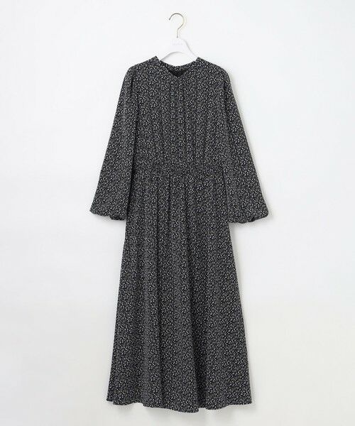 L size ONWARD(大きいサイズ) / エルサイズオンワード セットアップ | 【洗える】フラワープリントワンピース × ニットベスト セット | 詳細14