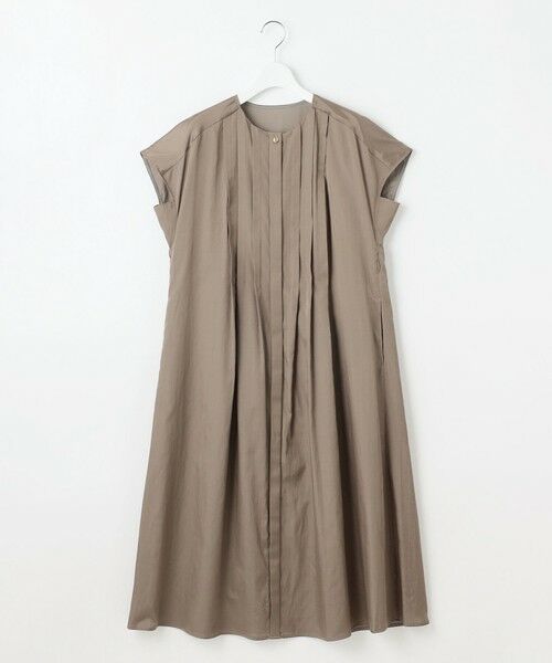 L size ONWARD(大きいサイズ) / エルサイズオンワード ロング・マキシ丈ワンピース | 【洗える】シルキータック ワンピース | 詳細14