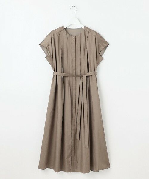 L size ONWARD(大きいサイズ) / エルサイズオンワード ロング・マキシ丈ワンピース | 【洗える】シルキータック ワンピース | 詳細4