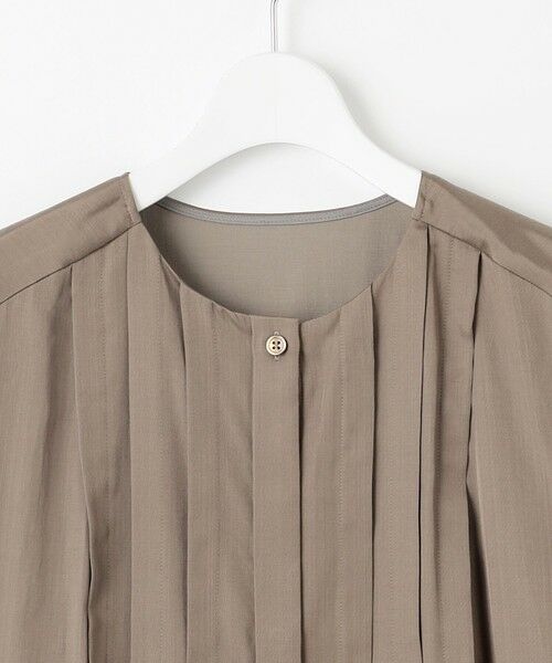 L size ONWARD(大きいサイズ) / エルサイズオンワード ロング・マキシ丈ワンピース | 【洗える】シルキータック ワンピース | 詳細6