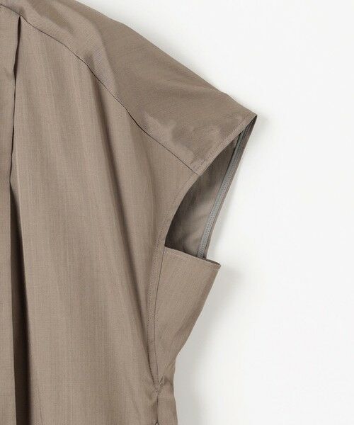 L size ONWARD(大きいサイズ) / エルサイズオンワード ロング・マキシ丈ワンピース | 【洗える】シルキータック ワンピース | 詳細7