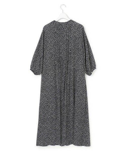 L size ONWARD(大きいサイズ) / エルサイズオンワード ロング・マキシ丈ワンピース | 【接触冷感/吸水速乾/洗える】ペインティングプリント ワンピース | 詳細7