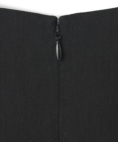 L size ONWARD(大きいサイズ) / エルサイズオンワード サロペット・オールインワン | 【洗える】リネンレーヨンストレッチ スクエアネック オールインワン | 詳細10