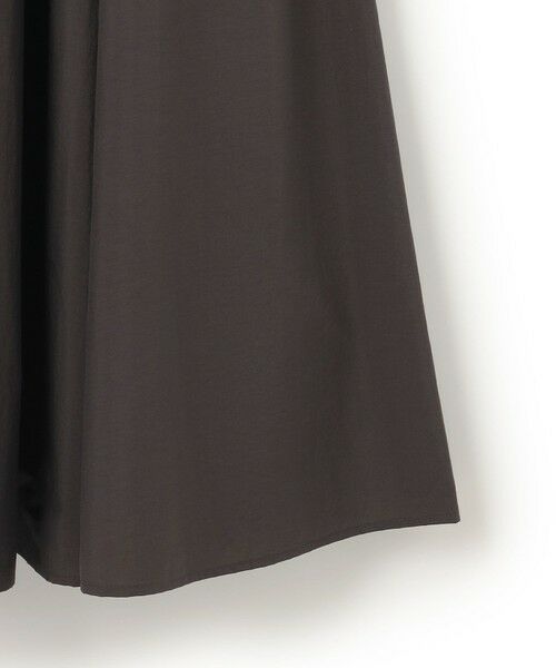 L size ONWARD(大きいサイズ) / エルサイズオンワード ロング・マキシ丈ワンピース | 【洗える/撥水性】ナイロンコットンタフタ ウエストシャーリング ワンピース | 詳細11