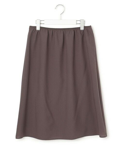 L size ONWARD(大きいサイズ) / エルサイズオンワード ロング・マキシ丈ワンピース | 【洗える/撥水性】ナイロンコットンタフタ ウエストシャーリング ワンピース | 詳細16