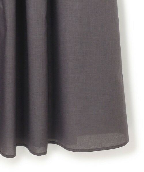 L size ONWARD(大きいサイズ) / エルサイズオンワード ロング・マキシ丈ワンピース | 【洗える】ラスターローン フロントタック ワンピース | 詳細9