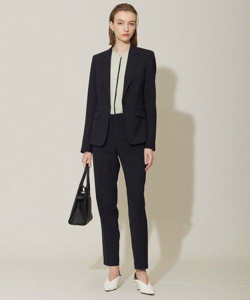 L size ONWARD(大きいサイズ) / エルサイズオンワード その他パンツ | 【接触冷感・防シワ・速乾・洗える】レーヨンライクトロ スティックパンツ | 詳細10