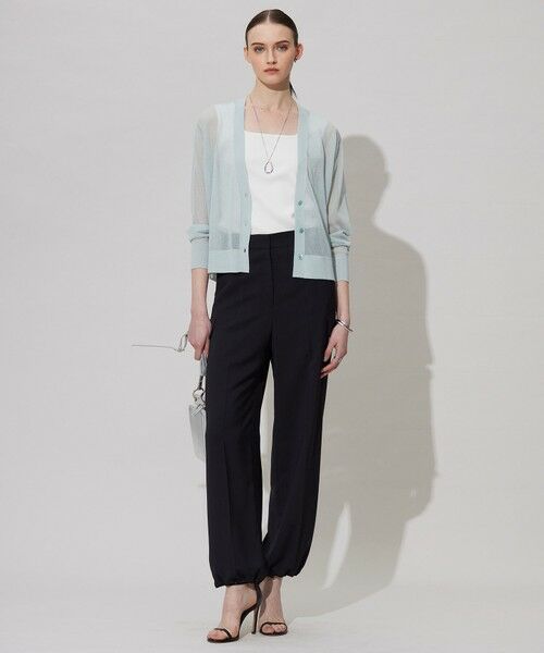 L size ONWARD(大きいサイズ) / エルサイズオンワード その他パンツ | 【接触冷感・UVケア・吸水速乾・防シワ・洗える】 ドレープツイル カーゴパンツ | 詳細2