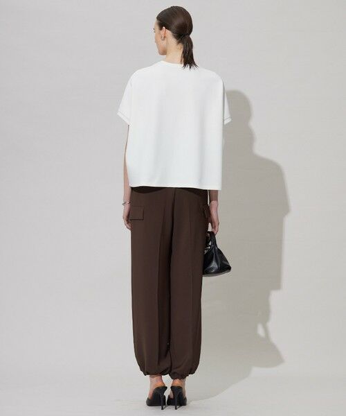 L size ONWARD(大きいサイズ) / エルサイズオンワード その他パンツ | 【接触冷感・UVケア・吸水速乾・防シワ・洗える】 ドレープツイル カーゴパンツ | 詳細9