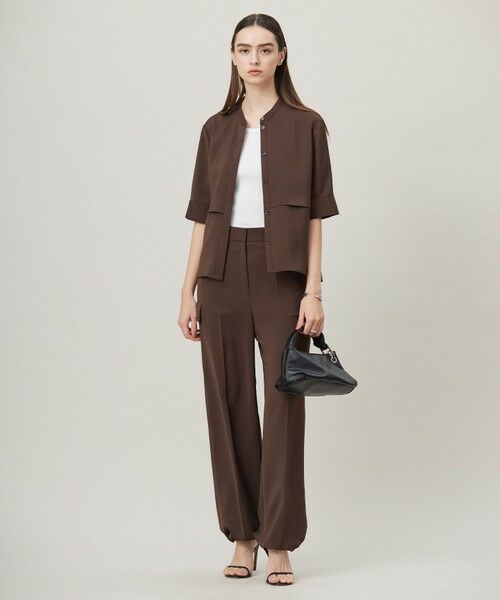 L size ONWARD(大きいサイズ) / エルサイズオンワード その他パンツ | 【接触冷感・UVケア・吸水速乾・防シワ・洗える】 ドレープツイル カーゴパンツ | 詳細10