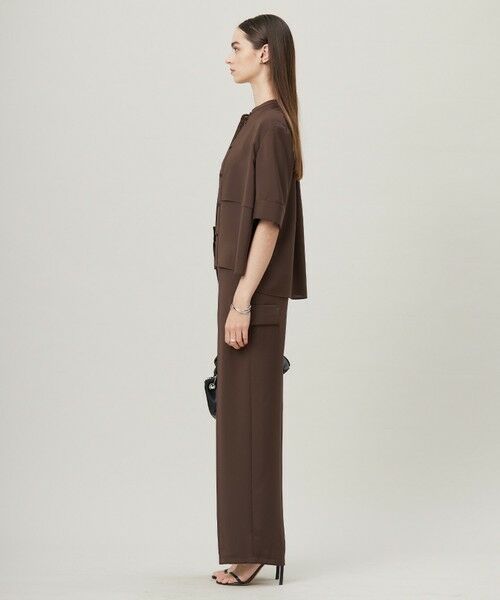 L size ONWARD(大きいサイズ) / エルサイズオンワード その他パンツ | 【接触冷感・UVケア・吸水速乾・防シワ・洗える】 ドレープツイル カーゴパンツ | 詳細12