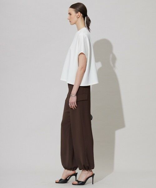 L size ONWARD(大きいサイズ) / エルサイズオンワード その他パンツ | 【接触冷感・UVケア・吸水速乾・防シワ・洗える】 ドレープツイル カーゴパンツ | 詳細8