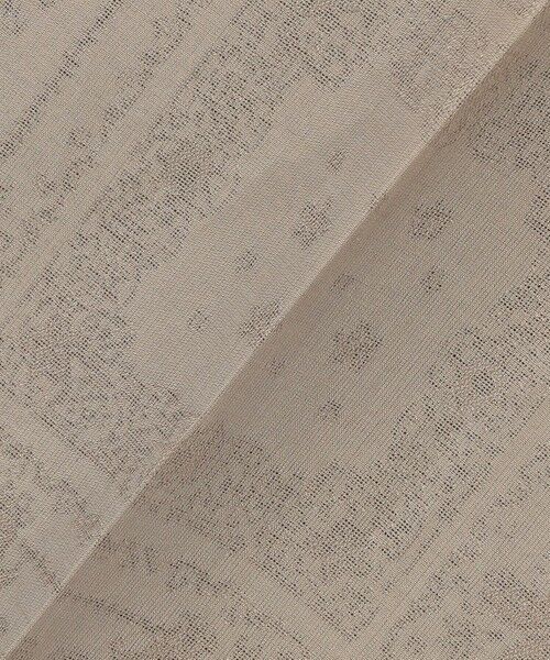 L size ONWARD(大きいサイズ) / エルサイズオンワード その他パンツ | 【日本製・洗える】ペイズリーレノクロス ワイドストレートパンツ | 詳細10