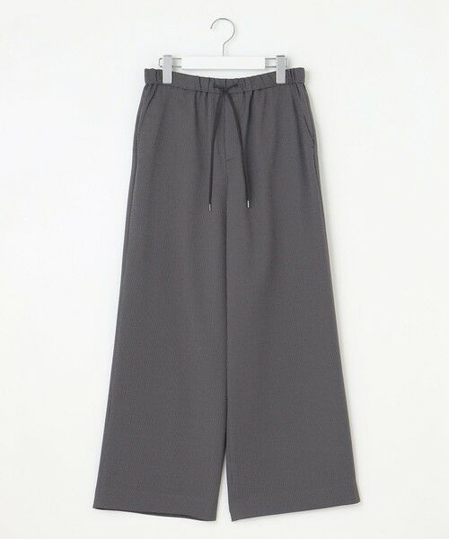 L size ONWARD(大きいサイズ) / エルサイズオンワード その他パンツ | 【洗える】エアロツイルストライプ イージーパンツ | 詳細3