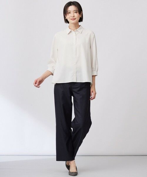 L size ONWARD(大きいサイズ) / エルサイズオンワード その他パンツ | 【セットアップ対応・洗える・UV加工・吸水速乾】OXIJEWELストレッチ ストレート パンツ | 詳細3