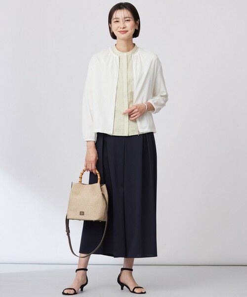 L size ONWARD(大きいサイズ) / エルサイズオンワード その他パンツ | 【WEB限定カラーあり・洗える】トリコットジャージー フレアーパンツ | 詳細3