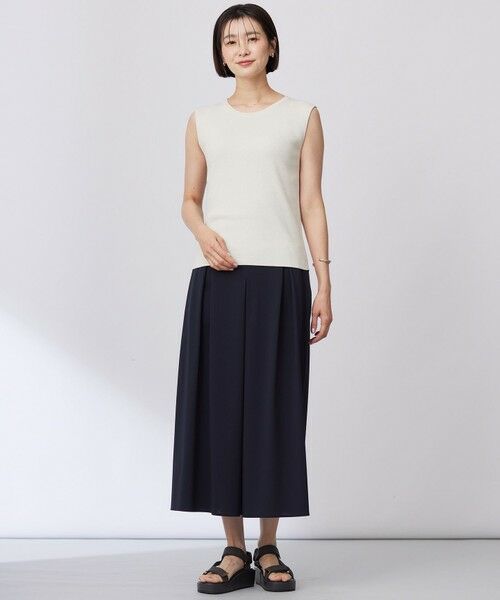 L size ONWARD(大きいサイズ) / エルサイズオンワード その他パンツ | 【WEB限定カラーあり・洗える】トリコットジャージー フレアーパンツ | 詳細6