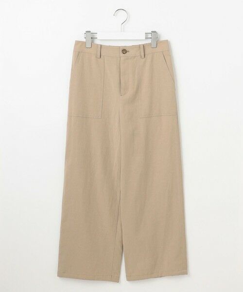 L size ONWARD(大きいサイズ) / エルサイズオンワード その他パンツ | 【洗える】フィブリルツイル ベイカーパンツ | 詳細7