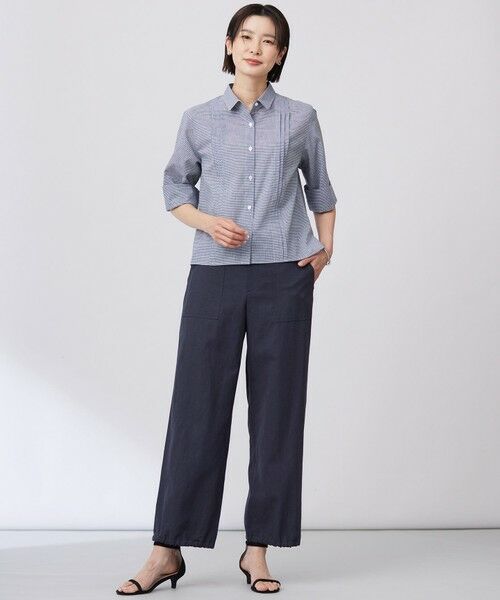 L size ONWARD(大きいサイズ) / エルサイズオンワード その他パンツ | 【洗える】フィブリルツイル ベイカーパンツ | 詳細21