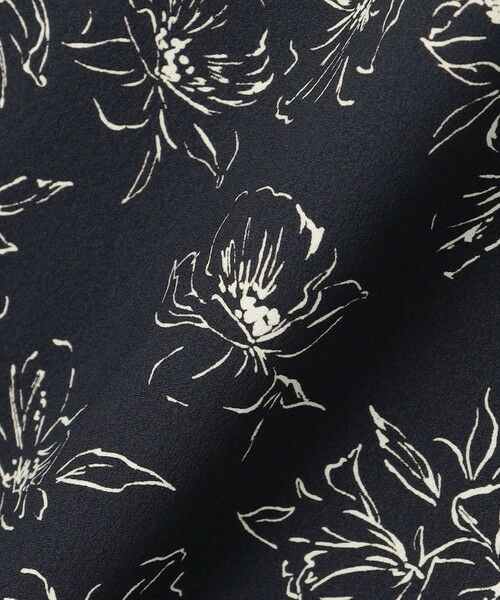 L size ONWARD(大きいサイズ) / エルサイズオンワード その他パンツ | 【洗える】ラインフラワープリント ワイドパンツ | 詳細19