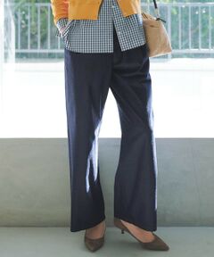 L size ONWARD(大きいサイズ) / エルサイズオンワード デニムパンツ | 【洗える】5ozバージラコンパクト デニム イージーパンツ