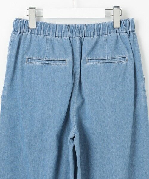 L size ONWARD(大きいサイズ) / エルサイズオンワード デニムパンツ | 【洗える】5ozバージラコンパクト デニム イージーパンツ | 詳細8