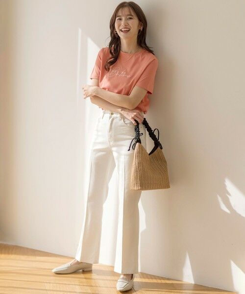 L size ONWARD(大きいサイズ) / エルサイズオンワード デニムパンツ | 【美Denimシリーズ】センタープレスセミフレア デニム | 詳細30