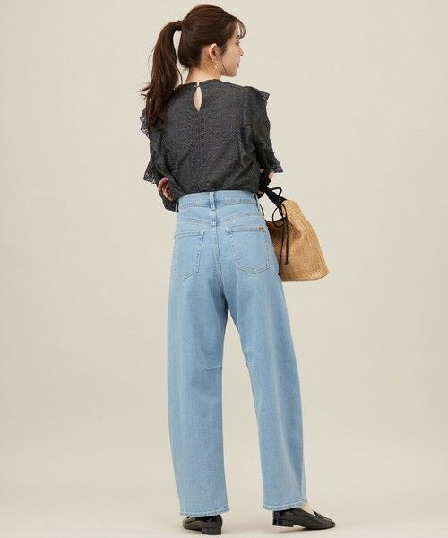 美Denimシリーズ】セミカーブワイド デニム （デニムパンツ）｜L