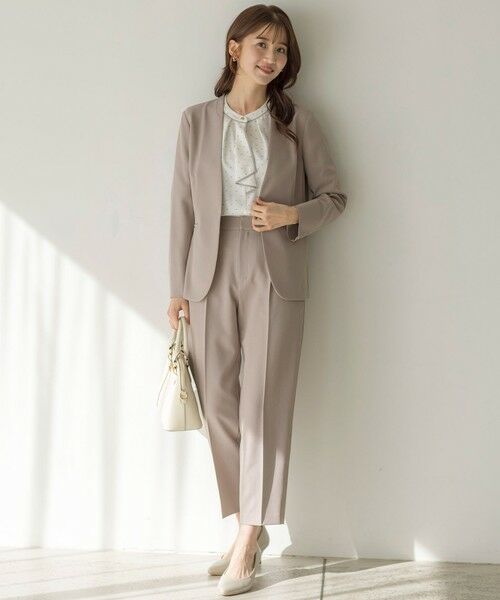 L size ONWARD(大きいサイズ) / エルサイズオンワード その他パンツ | 【UVカット・接触冷感・吸水速乾】スマートビューティストレッチ  テーパードパンツ | 詳細1